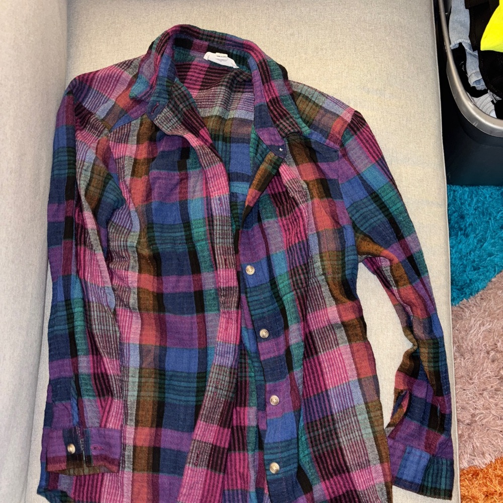 Beach lunch lounge flannel sz s